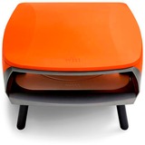 Witt Pizzaofen ETNA Rotante orange, für Pizzen bis ca. Ø 40cm, rotierender Pizzastein