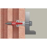 fischer Dübel DuoPower ETA 8x40 FPF II hellgrau/rot, 50 Stück, mit Schraube