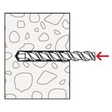 fischer Dübel SX Plus 6x30 im Eimer hellgrau, 3.200 Stück, in Kunststoff-Eimer mit Deckel