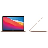 Apple MacBook Air 33,8 cm (13,3") 2020 CTO, Notebook gold, M1, 7-Core GPU, macOS Ventura, Deutsch, 256 GB SSD