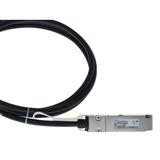 BlueOptics BlueLAN Direct Attach Kabel kompatibel zu Ruckus E40G-QSFP-QSFP-C-0101 QSFP schwarz, 1 Meter