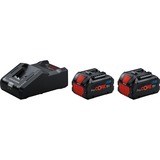 Bosch Starter-Set 18V, 2x ProCORE 18V 8,0Ah + GAL 18V-160 Professional schwarz, 2x Akku + Ladegerät, AMPShare Alliance