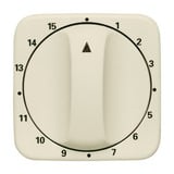 Busch-Jaeger Abdeckung 15 Minuten weiß für Zeitschaltuhr, Schalter weiß, Retail