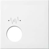 Busch-Jaeger Zentralscheibe 2548-020 F-914, Abdeckung weiß, Retail