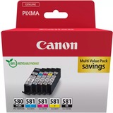 Canon Tinte Multipack PGI-580PGBK/CLI-581 Blister-Verpackung mit Sicherheitsband