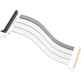 Cooler Master Riser Cable PCIe 4.0 x16, Verlängerungskabel weiß/grau, 30cm