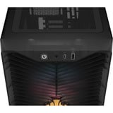 Corsair 3200D RS ARGB Smoke, Tower-Gehäuse dunkelgrau, Tempered Glass 