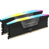 Corsair DIMM 32 GB DDR5-6000 (2x 16 GB) Dual-Kit, Arbeitsspeicher schwarz, CMH32GX5M2D6000C36, Vengeance RGB, INTEL XMP