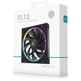DeepCool FL12, Gehäuselüfter schwarz, 120 mm