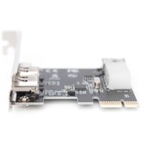 Digitus PCI Express Karte Firewire 1394a (3+1 Port), Schnittstellenkarte 