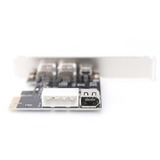 Digitus PCI Express Karte Firewire 1394a (3+1 Port), Schnittstellenkarte 