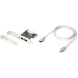 Digitus PCI Express Karte Firewire 1394a (3+1 Port), Schnittstellenkarte 
