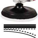 EINHELL Polier- und Schleifmaschine CC-PO 1100/150 E, Poliermaschine rot/schwarz, 1.100 Watt