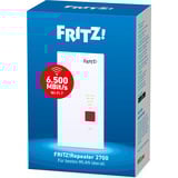 FRITZ! FRITZ!Repeater 2700 weiß/grau, Wi-Fi 7 mit bis zu 6,5 GBit/s
