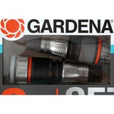 GARDENA Comfort HighFLEX Schlauch 13mm (1/2"), mit Anschlüssen grau/orange, 18 Meter