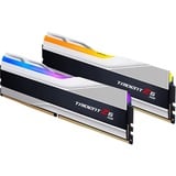 G.Skill DIMM 32 GB DDR5-6400 (2x 16 GB) Dual-Kit, Arbeitsspeicher silber, F5-6400J3239G16GX2-TZ5RS, Trident Z5 RGB, INTEL XMP