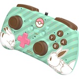 HORI Horipad Mini (Pikachu & Evolie), Gamepad mint/braun