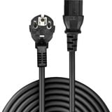 Lindy Netzkabel Schutzkontakt an C13, Stromversorgung schwarz, 3m