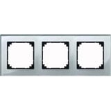 Merten Rahmen Glas 3-fach für senkrechte und waagerechte Montage Retail