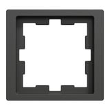 Merten Rahmen einfach für Senkrecht- und Waagerechtmontage, Thermoplast lackiert, matt anthrazit, Retail