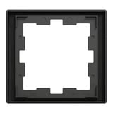 Merten Rahmen einfach für Senkrecht- und Waagerechtmontage, Thermoplast lackiert, matt anthrazit, Retail