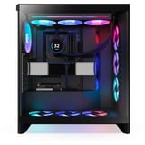 NZXT H7 Flow RGB ( 2024 )  , Tower-Gehäuse schwarz, Tempered Glass