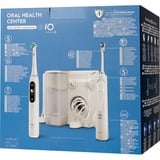 Oral-B Center OxyJet Reinigungssystem - Munddusche + Oral-B iO6, Mundpflege weiß