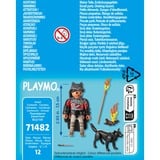 PLAYMOBIL 71482 specialPLUS Krieger mit Wolf, Konstruktionsspielzeug 