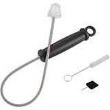 RÖSLE Wartungs-Set für Gasbrenner, Reinigungsbürste schwarz/silber, 3-tlg.