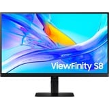 SAMSUNG ViewFinity S80UD S27D800UAU, LED-Monitor 68 cm (27 Zoll), schwarz, UltraHD/4K, IPS, USB-Hub
