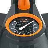 SKS Standpumpe AIRKOMPRESSOR Compact 10.0, Luftpumpe schwarz/orange, MULTI VALVE-Pumpenkopf "MV EASY"