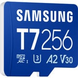 Samsung T7 microSDXC 256 GB, Speicherkarte blau