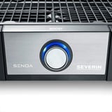 Severin eBBQ Elektrogrill SENOA BOOST schwarz/edelstahl, 3.000 Watt, mit BoostZone