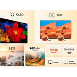 TCL 40SF560, QLED-Fernseher 102 cm (40 Zoll), schwarz, FullHD, Triple Tuner, Fire TV