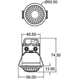 Theben PIRA T6 Mini, Bewegungsmelder weiß