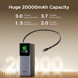 UGREEN PB726 20.000mAh 165W Powerbank mit einziehbarem Kabel 
