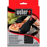 Weber Grillhandschuhe 6670 mit Silikon-Griffflächen, L/XL schwarz, 2 Stück