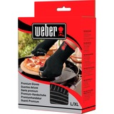 Weber Grillhandschuhe 6670 mit Silikon-Griffflächen, L/XL schwarz, 2 Stück