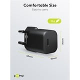 goobay Apple Lightning / USB-C PD-Ladeset nano 20 Watt, Ladegerät schwarz, 1 Meter Kabel, PD