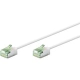 goobay Ultraflexibles Cat.8.1 Patchkabel slim, U/FTP weiß, 3 Meter, extrakurze Stecker