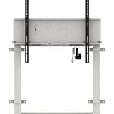 iiyama Elektrisches Stationär-Pylonensystem MD-WLIFT2031-W1, Monitorhalterung weiß, für Displays bis 98" (105")