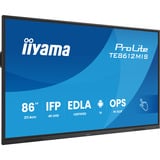 iiyama ProLite TE8612MIS-B4AG, Public Display schwarz (matt), UltraHD/4K, IPS, Touchscreen