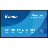iiyama ProLite TE8612MIS-B4AG, Public Display schwarz (matt), UltraHD/4K, IPS, Touchscreen