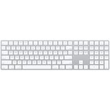 Apple Magic Keyboard mit Ziffernblock, Tastatur silber/weiß, US-Layout, Rubberdome