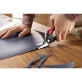 BESSEY Combi-Schere abgewinkelt D48A-2 schwarz/rot, mit 2K Griff