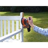 BLACK+DECKER Akku-Exzenterschleifer BDCROS18-QW, 18Volt orange/schwarz, Li-Ionen Akku 1,5Ah