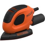 BLACK+DECKER Kompakt-Mouse BEW230-QS, Deltaschleifer orange/schwarz, 55 Watt