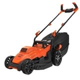 BLACK+DECKER Rasenmäher BEMW461BH-QS, 34cm orange/schwarz, 1.400 Watt