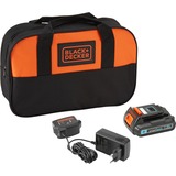 BLACK+DECKER Smart tech BL2018ST1AS-QW, Set schwarz/orange, Starterkit
