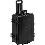 B&W Typ 6800, Koffer schwarz, herausnehmbarer, gepolsterter Koffereinsatz aus Gewebematerial